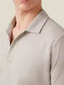 Men’s Two Button Short Sleeve Cotton Piqué Polo Shirt